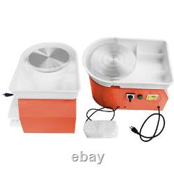 25CM Electric Pottery Wheel Machine with Tools Ceramic Work Clay DIY Art Craft New