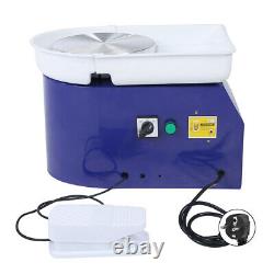 25cm 350W 110V Electric Pottery Wheel Machine Ceramic Work Clay Art Craft