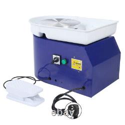 25cm 350W 110V Electric Pottery Wheel Machine Ceramic Work Clay Art Craft