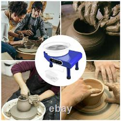 350W 110V Electric Pottery Wheel Ceramic Machine 25CM Work Clay Art Craft DIY