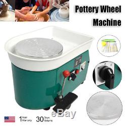 350W 110V Electric Pottery Wheel Ceramic Machine 25CM Work Clay Art Craft DIY SH