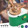 350w 110v Electric Pottery Wheel Ceramic Machine 25cm Work Clay Art Craft Diy Us