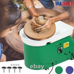 350W 110V Electric Pottery Wheel Ceramic Machine 25CM Work Clay Art Craft DIY US