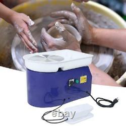 350W 110V Electric Pottery Wheel Ceramic Machine 25CM Work Clay Art Craft DIY US