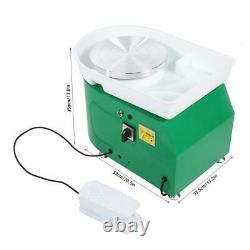 350W 110V Electric Pottery Wheel Ceramic Machine 25CM Work Clay Art Craft DIY US