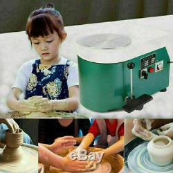 350W 110V Electric Pottery Wheel Ceramic Machine Work Clay Art Craft DIY 25cm US