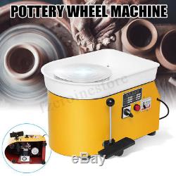 350W 110V Electric Pottery Wheel Machine For Ceramic Work Clay Art Craft