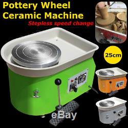 350W 25CM Electric Pottery Wheel Machine For Ceramic Work Clay Art Craft