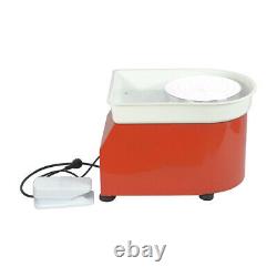 350W Electric Pottery Wheel Machine 110V 25CM For Ceramic Work Clay Art Craft