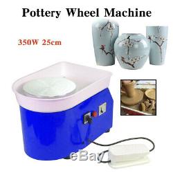 350W Electric Pottery Wheel Machine Ceramic Craft Clay Art Work DIY Gift Blue