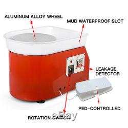 350W Electric Pottery Wheel Machine For Ceramic Work Clay Art Craft 110V US Fast