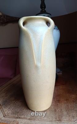 8.25 Tall Matte Glazed Taupe Rookwood Arts&Crafts Vase (Model #2126) Dated 1917