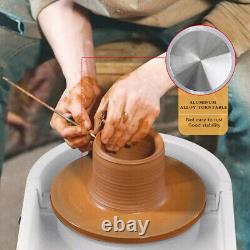 9.84'' 350W 110V Electric Pottery Wheel Machine For Ceramic Work Clay Art Craft