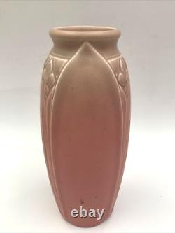 9 Rookwood 1927 XXVII Vintage Art Pottery Pink Ceramic Flower Vase 2129