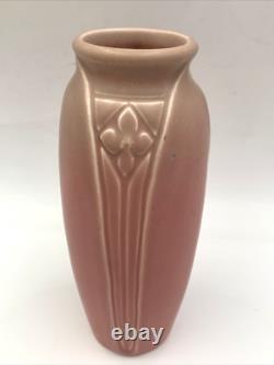 9 Rookwood 1927 XXVII Vintage Art Pottery Pink Ceramic Flower Vase 2129