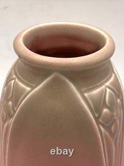 9 Rookwood 1927 XXVII Vintage Art Pottery Pink Ceramic Flower Vase 2129