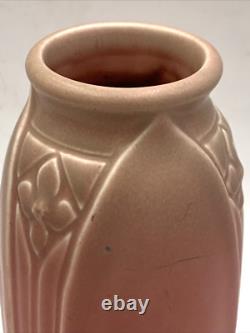 9 Rookwood 1927 XXVII Vintage Art Pottery Pink Ceramic Flower Vase 2129