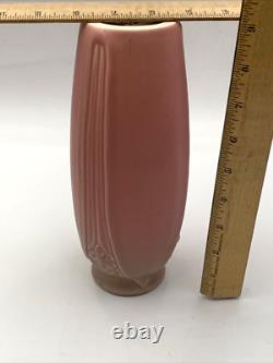 9 Rookwood 1927 XXVII Vintage Art Pottery Pink Ceramic Flower Vase 2129