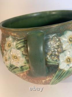 A Piece Of Roseville Jonquil 1931 Arts And Crafts Pottery. Large Handled Vase