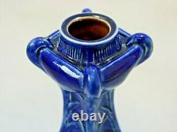 A Rare Martin Brothers Arts and Crafts Organic Form Candlestick