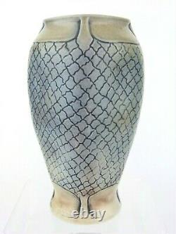 A Wonderful Martin Brothers Arts & Crafts Vase- Skin/ Scale Design