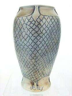 A Wonderful Martin Brothers Arts & Crafts Vase- Skin/ Scale Design
