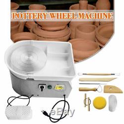 AC 100V Electric Pottery Wheel Machine For Ceramic Work Clay Art Craft Molding