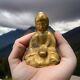 Antique Enfield Pottery Arts & Crafts Gold Buddha Statue Terra-cotta Rare