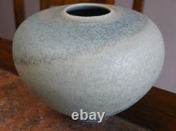 ARTS & CRAFTS 4 Tall VASE Bulbous Vessel ARTIST Signed INCISED Mark FREE SHIP