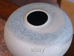 ARTS & CRAFTS 4 Tall VASE Bulbous Vessel ARTIST Signed INCISED Mark FREE SHIP