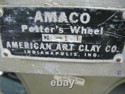 Amaco 1-101 Potters Wheel American Art Clay Co Pottery 2 Speed