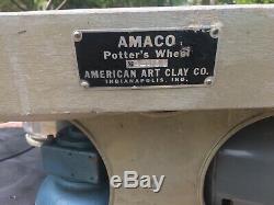 Amaco 1-101 Potters Wheel American Art Clay Co Pottery 2 Speed Dayton SMOOTH