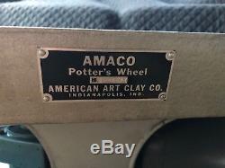 Amaco Pottery Wheel American Art Professional Teaching Potter Wheel 2 Speed