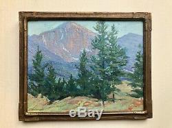 Amelia B Sprague Oil Painting Pikes Peak Rookwood Pottery Cincinnati Arts Crafts