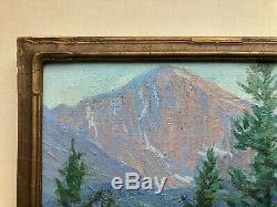 Amelia B Sprague Oil Painting Pikes Peak Rookwood Pottery Cincinnati Arts Crafts