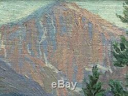 Amelia B Sprague Oil Painting Pikes Peak Rookwood Pottery Cincinnati Arts Crafts