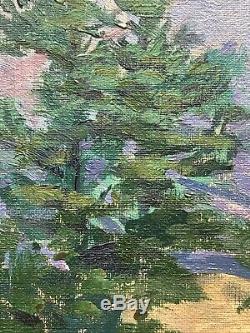 Amelia B Sprague Oil Painting Pikes Peak Rookwood Pottery Cincinnati Arts Crafts