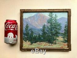 Amelia B Sprague Oil Painting Pikes Peak Rookwood Pottery Cincinnati Arts Crafts