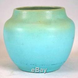 American Van Briggle Art and Crafts Pottery Matte Green Vase 1905