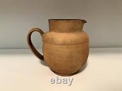 An Excellent GEORGE OHR Bisque Pottery Pitcher Biloxi Missippi 1880-1910