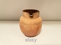 An Excellent GEORGE OHR Bisque Pottery Pitcher Biloxi Missippi 1880-1910