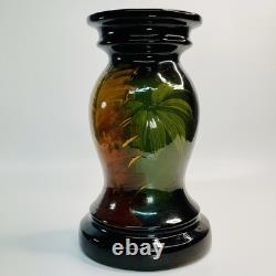 Antique 1895-1910 Arts & Crafts Hand Painted Pottery Jardiniere Pedestal Base