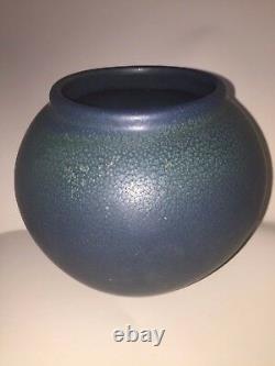 Antique 1905 Van Briggle Vase VGC #209 5 1/4 Arts Crafts mottled blue & green