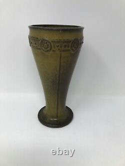 Antique 1910 Rookwood Pottery Arts & Craft Period Vase with Ombroso Glaze