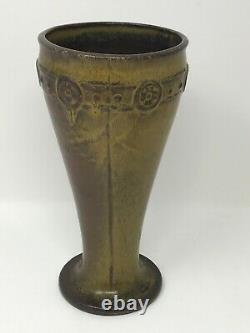 Antique 1910 Rookwood Pottery Arts & Craft Period Vase with Ombroso Glaze