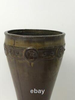 Antique 1910 Rookwood Pottery Arts & Craft Period Vase with Ombroso Glaze