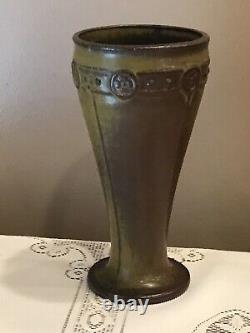 Antique 1910 Rookwood Pottery Arts & Craft Period Vase with Ombroso Glaze