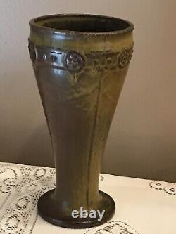 Antique 1910 Rookwood Pottery Arts & Craft Period Vase with Ombroso Glaze