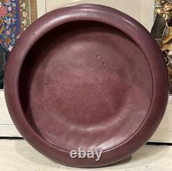 Antique Arts & Crafts 1918 Van Briggle Pottery Mulberry Shallow Low Bowl Planter
