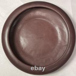 Antique Arts & Crafts 1918 Van Briggle Pottery Mulberry Shallow Low Bowl Planter